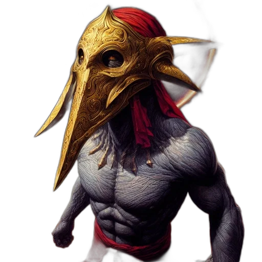 mask, creature, animal, hat transparent PNG cut-out