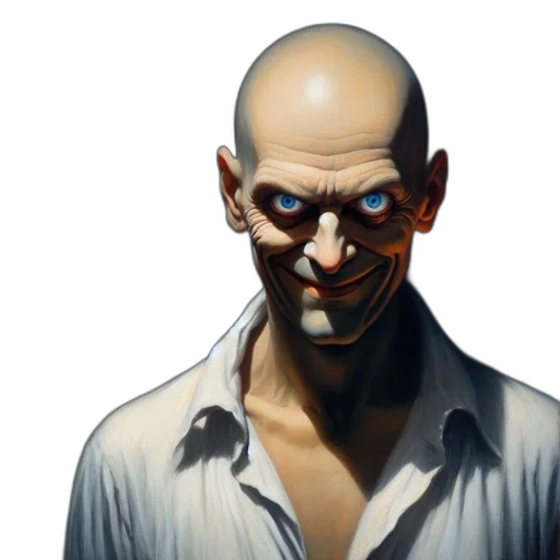 face, mask, concept art, comic book art transparent PNG cut-out