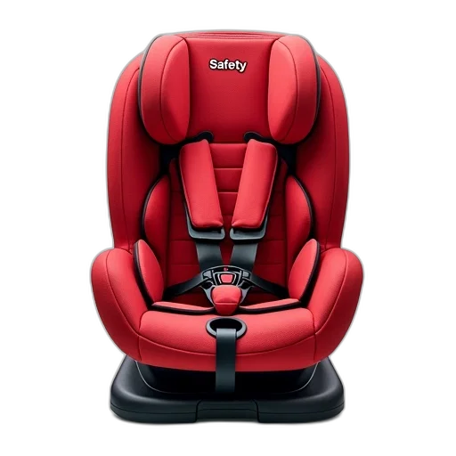 car, furniture, 3d render, red transparent PNG cut-out