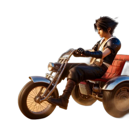 car, jacket, weapon, concept art transparent PNG cut-out