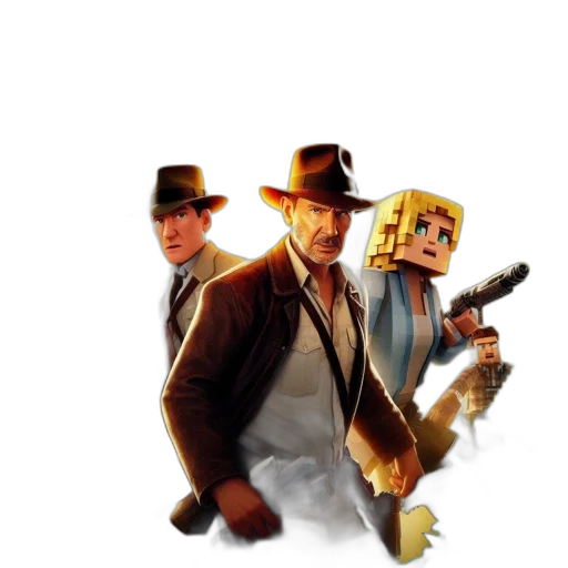 hat, staff, concept art, 3d render transparent PNG cut-out
