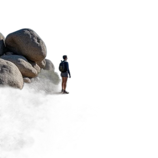 3d render, photorealistic, concept art, fog transparent PNG cut-out