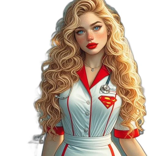 dress, comic book art, fantasy art, concept art transparent PNG cut-out