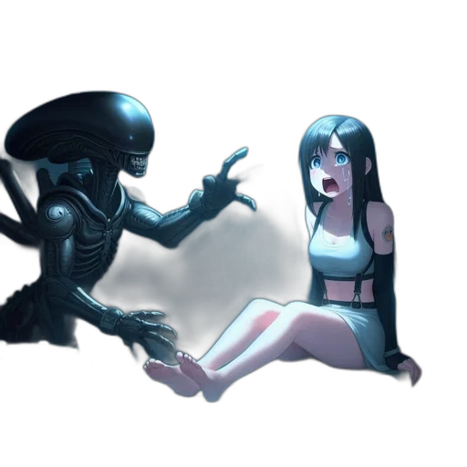 creature, robot, concept art, comic book art transparent PNG cut-out