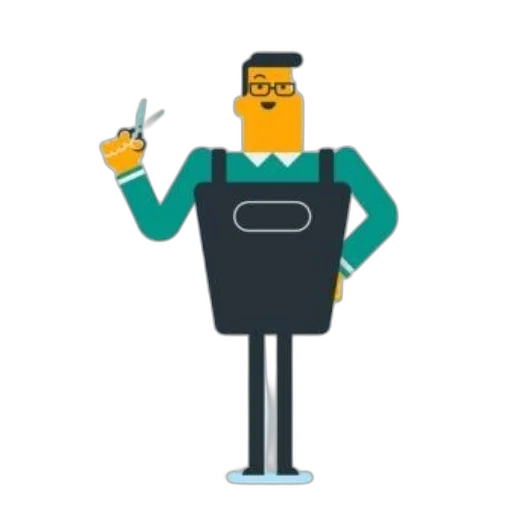 staff, robot, cartoon, concept art transparent PNG cut-out