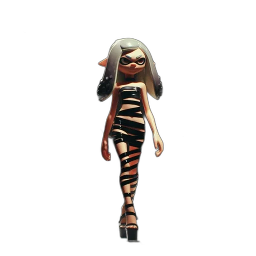 dress, creature, hair, animal transparent PNG cut-out