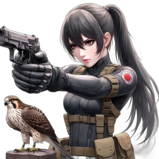 weapon, animal, jacket, concept art transparent PNG cut-out