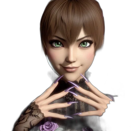 jewelry, face, dress, robot transparent PNG cut-out