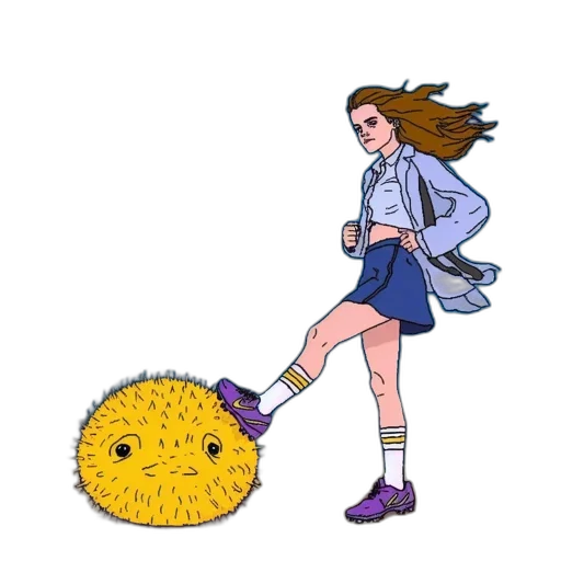 hair, creature, staff, pixel art transparent PNG cut-out