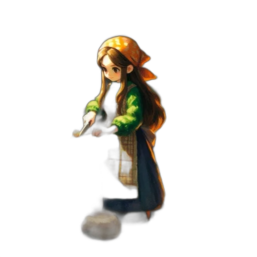 staff, bottle, dress, weapon transparent PNG cut-out
