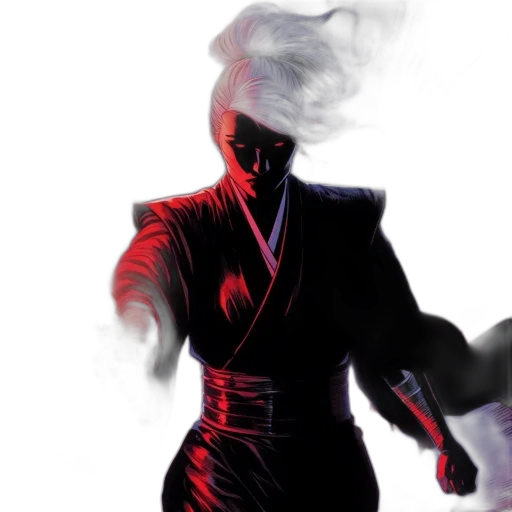 mask, staff, sword, jacket transparent PNG cut-out