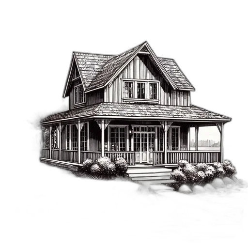 building, furniture, concept art, photorealistic transparent PNG cut-out