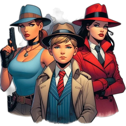 hat, comic book art, concept art, cartoon transparent PNG cut-out