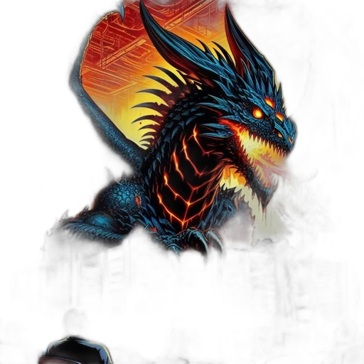 dragon, creature, animal, fantasy art transparent PNG cut-out