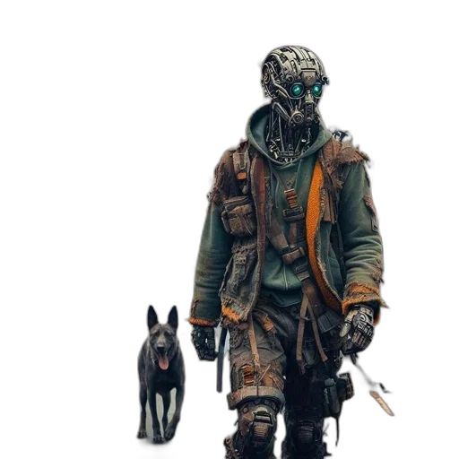 mask, creature, animal, jacket transparent PNG cut-out