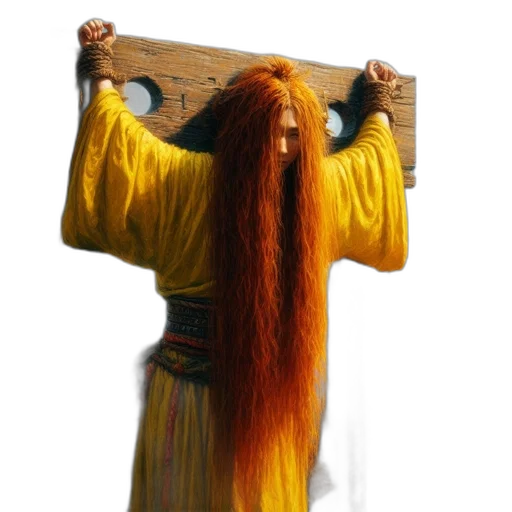 staff, hair, sword, animal transparent PNG cut-out