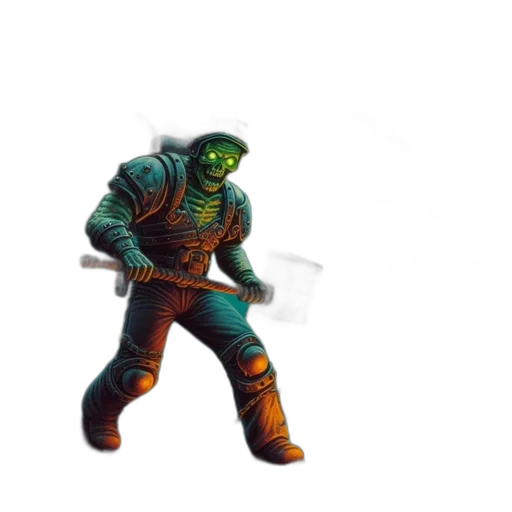 staff, weapon, creature, mask transparent PNG cut-out
