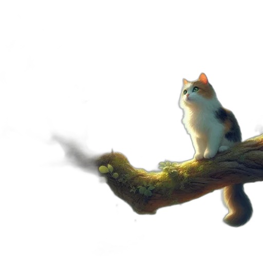 staff, animal, tree, creature transparent PNG cut-out