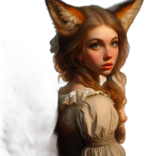 staff, face, creature, dress transparent PNG cut-out