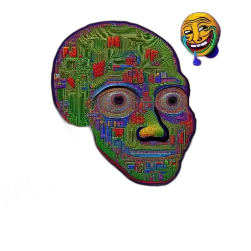 mask, face, robot, creature transparent PNG cut-out