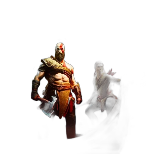 weapon, creature, sword, staff transparent PNG cut-out