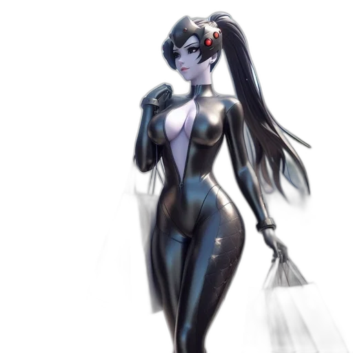 dress, robot, staff, mask transparent PNG cut-out