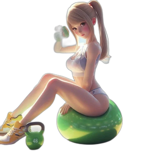 bottle, dress, concept art, 3d render transparent PNG cut-out