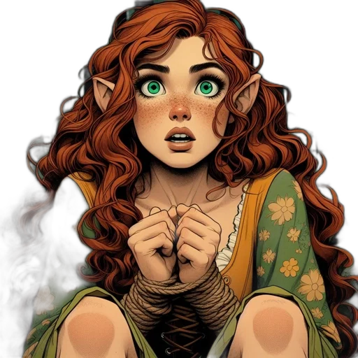 comic book art, fantasy art, concept art, cartoon transparent PNG cut-out