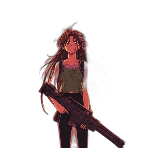 weapon, sword, dress, staff transparent PNG cut-out