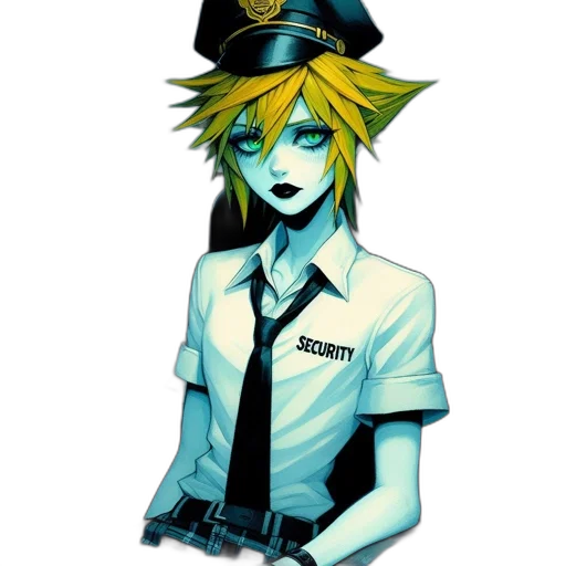 staff, hat, robot, weapon transparent PNG cut-out