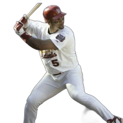 staff, photorealistic, baseball, player transparent PNG cut-out