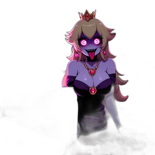crown, mask, staff, creature transparent PNG cut-out