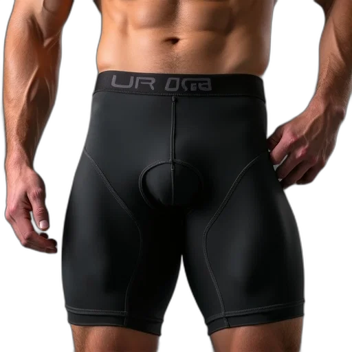men, uag, compression, shorts transparent PNG cut-out