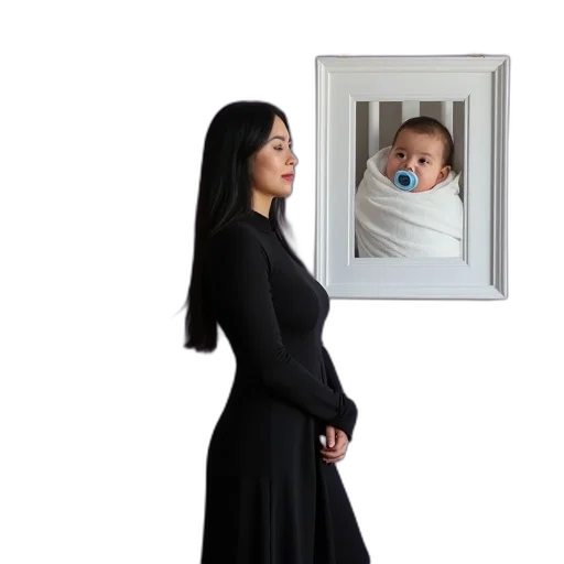 dress, face, staff, jacket transparent PNG cut-out