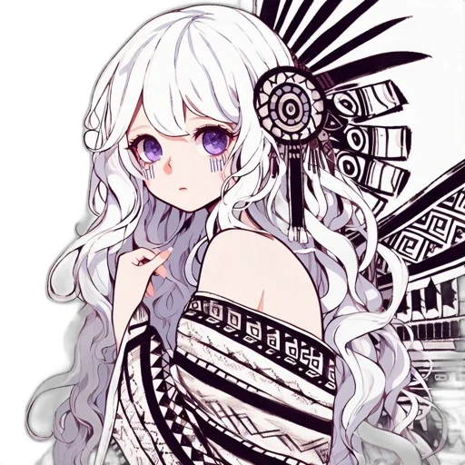 dress, flower, face, hair transparent PNG cut-out