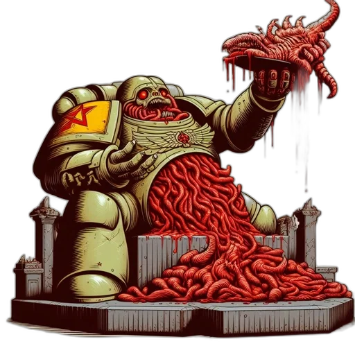 robot, food, creature, concept art transparent PNG cut-out
