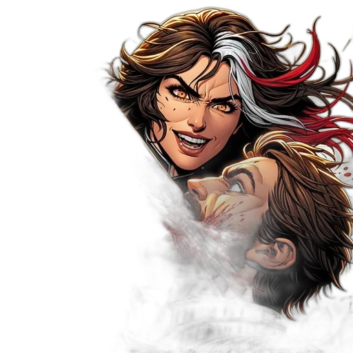 comic book art, concept art, intense, battle transparent PNG cut-out