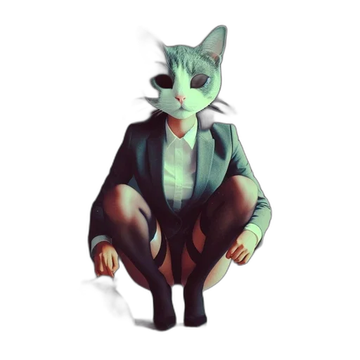 jacket, creature, mask, animal transparent PNG cut-out