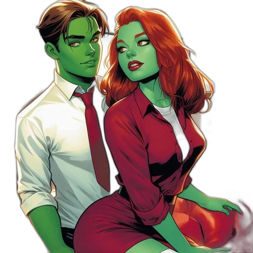 comic book art, concept art, neon lights, green transparent PNG cut-out