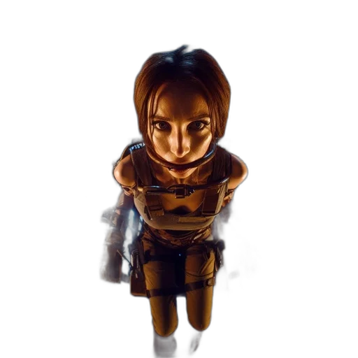staff, face, 3d render, concept art transparent PNG cut-out