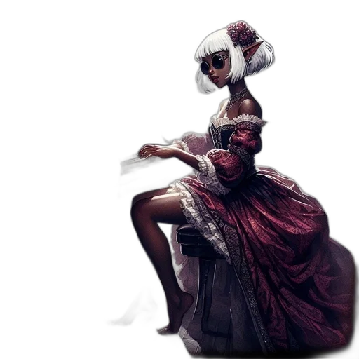 dress, mask, hat, sword transparent PNG cut-out