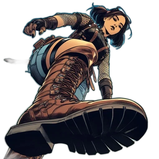 shoes, weapon, staff, sword transparent PNG cut-out