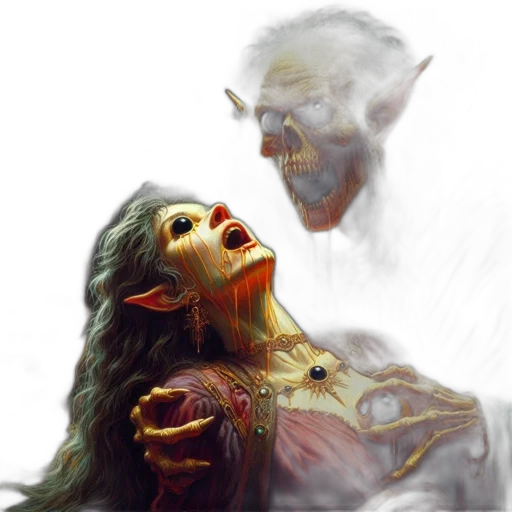 face, mask, creature, concept art transparent PNG cut-out