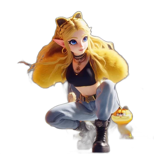 jacket, animal, staff, weapon transparent PNG cut-out