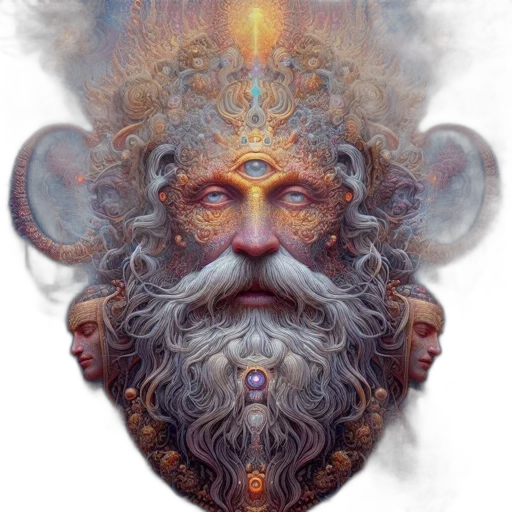 mask, face, creature, crown transparent PNG cut-out