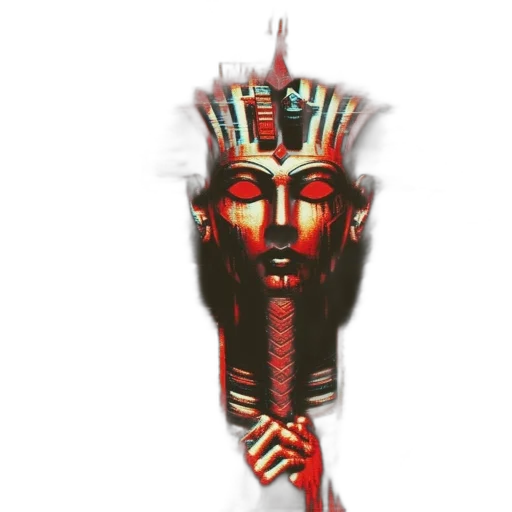 mask, crown, staff, jewelry transparent PNG cut-out