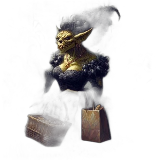 mask, dragon, staff, creature transparent PNG cut-out