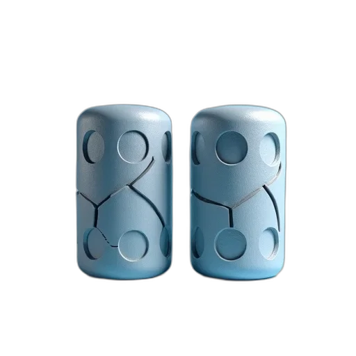 jewelry, furniture, 3d render, blue transparent PNG cut-out