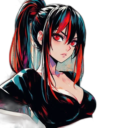dress, hair, face, anime transparent PNG cut-out