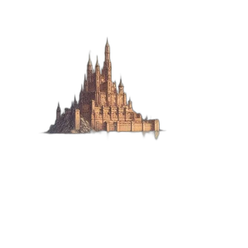 building, crown, dragon, hair transparent PNG cut-out
